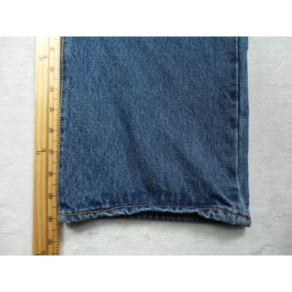 Levis 501 Jeans Mens Size 40 x 30 Blue Denim Classic Button Fly Straight Leg‎